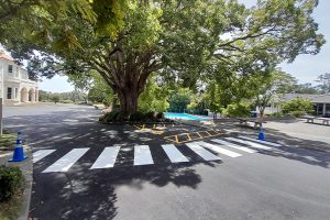 Small Pedestrian Crossing in a Community Centre