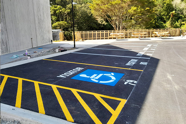 Designated Disabled Parking in a Carpark